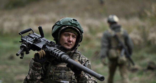 Ukrainos kariai / GENYA SAVILOV / AFP
