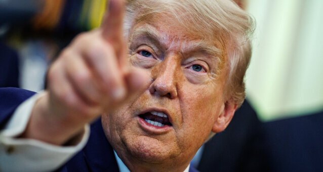 Donaldas Trumpas / Samuel Corum - Pool via CNP / picture alliance / Consolidated News Photos