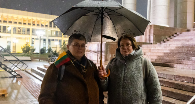 Protestas prie Seimo: „Dešimt tylos minučių" 