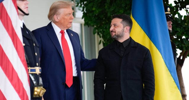 Donaldas Trumpas ir Volodymyras Zelenskis / ZUMAPRESS.com