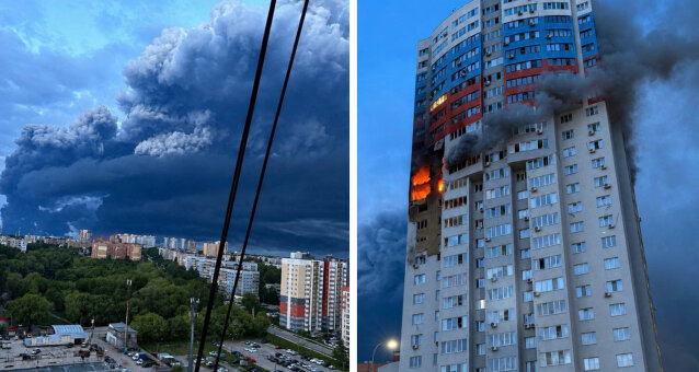 Ukrainos ataka Riazanėje