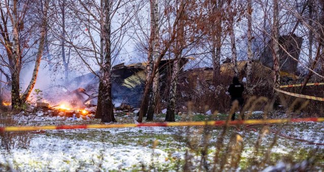 Vilniuje šalia gyvenamojo namo nukrito lėktuvas