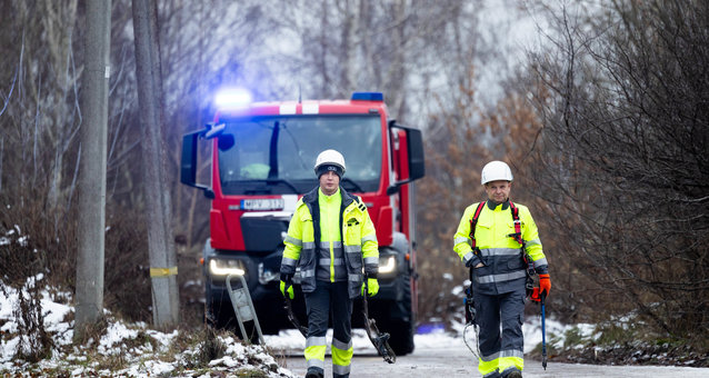 Vilniuje šalia gyvenamojo namo nukrito lėktuvas