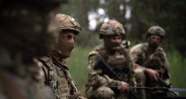 Ukrainos kariai / FLORENT VERGNES / AFP