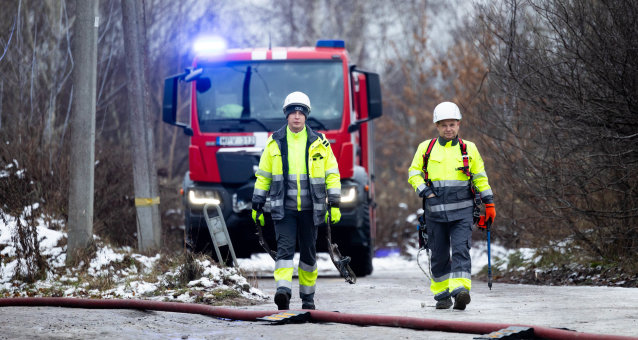 Vilniuje šalia gyvenamojo namo nukrito lėktuvas