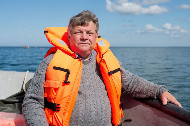 Vakarų ekspreso nuotr./Priekrantės verslinės ir rekreacinės žuvininkystės asociacijos vadovas Mindaugas Rimeikis.