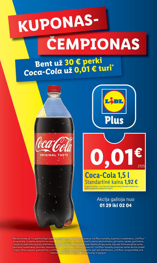 Lidl Lietuva nuotr./Lidl kuponas-čempionas