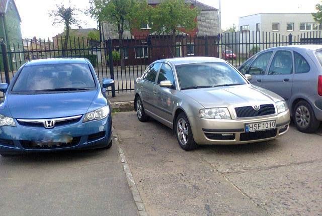 Juozo Pociaus nuotr./Tarnybinis automobilis „Škoda“