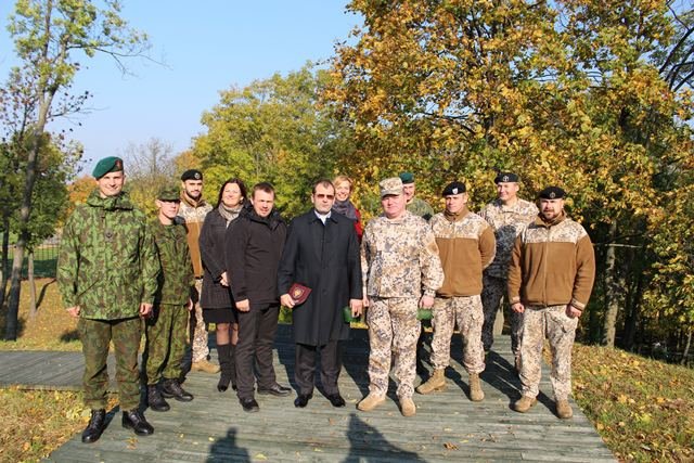 Organizatorių nuotr./Latvijos kariuomenės kapelionų vizitas