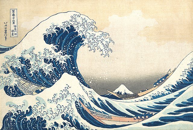 „Wikimedia Commons“ nuotr./Kacušikos Hokusai „Didžioji Kanagavos banga“ 