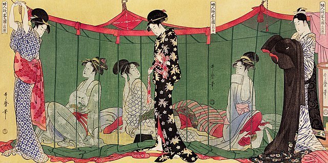 „Wikimedia Commons“ nuotr./Utamaro Kitagavos ukijo-e spausdinys