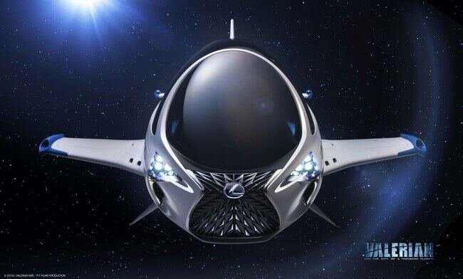 Toyota iliustr./„SkyJet“ – „Lexus“ sukurtas kosminio laivo prototipas