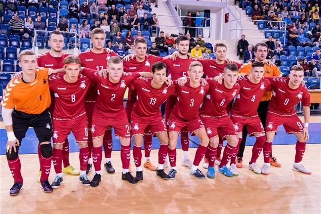 futbalsfz.sk nuotr./Lietuvos futsal rinktinė