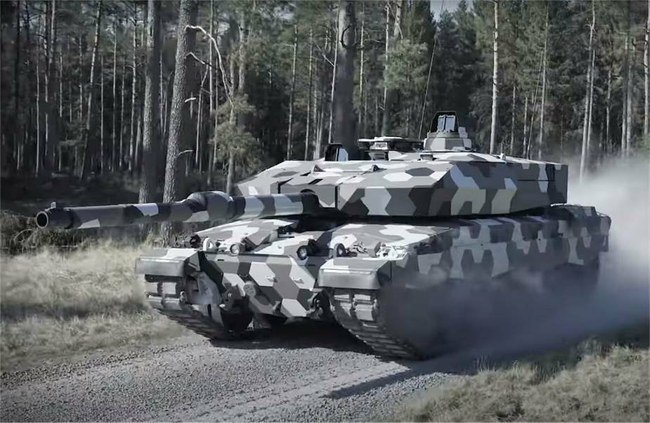 Stopkadras/Tankas „Leopard 2“ su naujuoju pabūklu