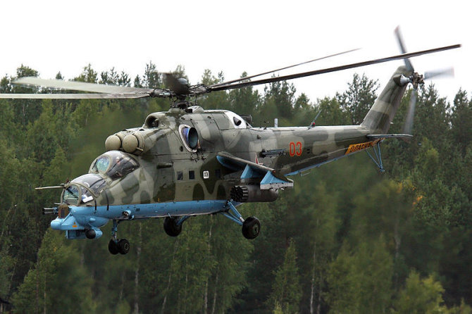 wikipedia.com nuotr./Sraigtasparnis Mi-24