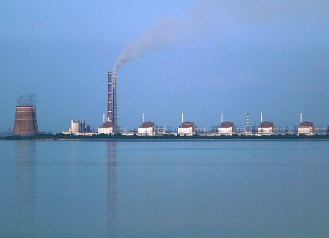 Didžiausia Europoje Zaporožės atominė elektrinė