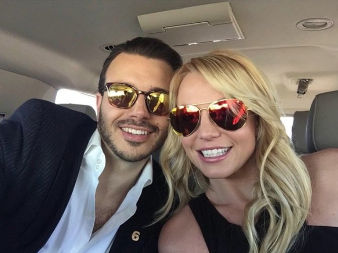 „Instagram“ nuotr./Britney Spears ir Charlie Ebersolis