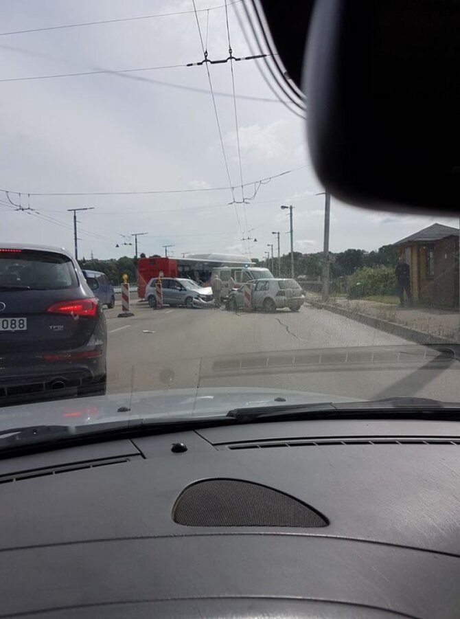 Kęsto V. nuotr./„Facebook“/Avarija prie Varnių tilto Kaune