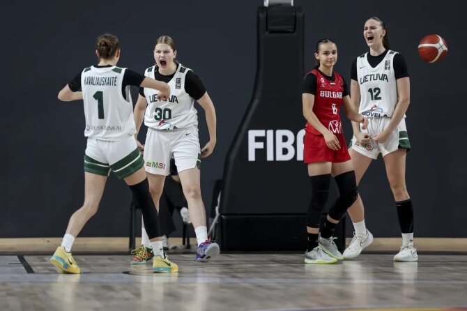 FIBA.com nuotr./Lietuvos 16-metės krepšininkės