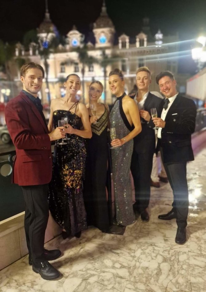 Baltijos baleto teatras pasirodė „Butterfly Ball Monaco“ renginyje Monte Karle