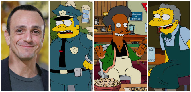 Vida Press nuotr./Hankas Azaria, įgarsinantis šerifą Bizūną, Eipą, Mo ir kitus „Simpsonų“ personažus