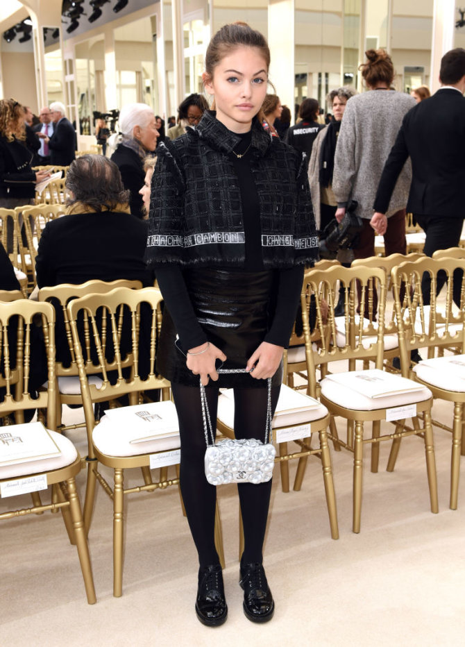 Vida Press nuotr./Thylane Blondeau per „Chanel“ kolekcijos pristatymą