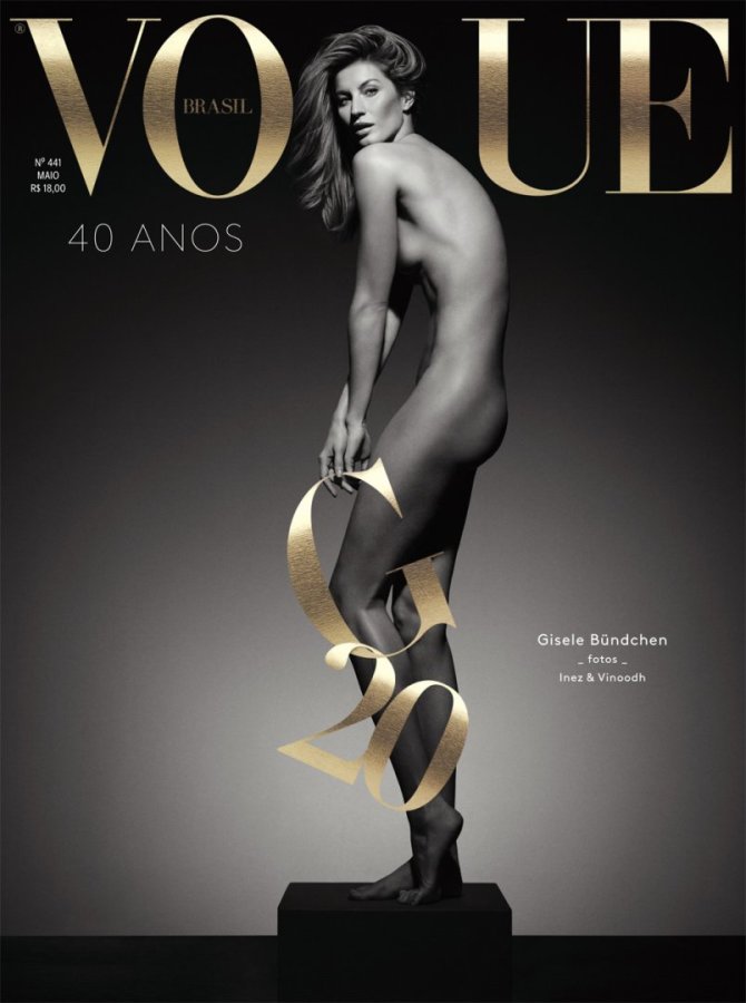 „Vogue“ viršelis/Gisele Bundchen
