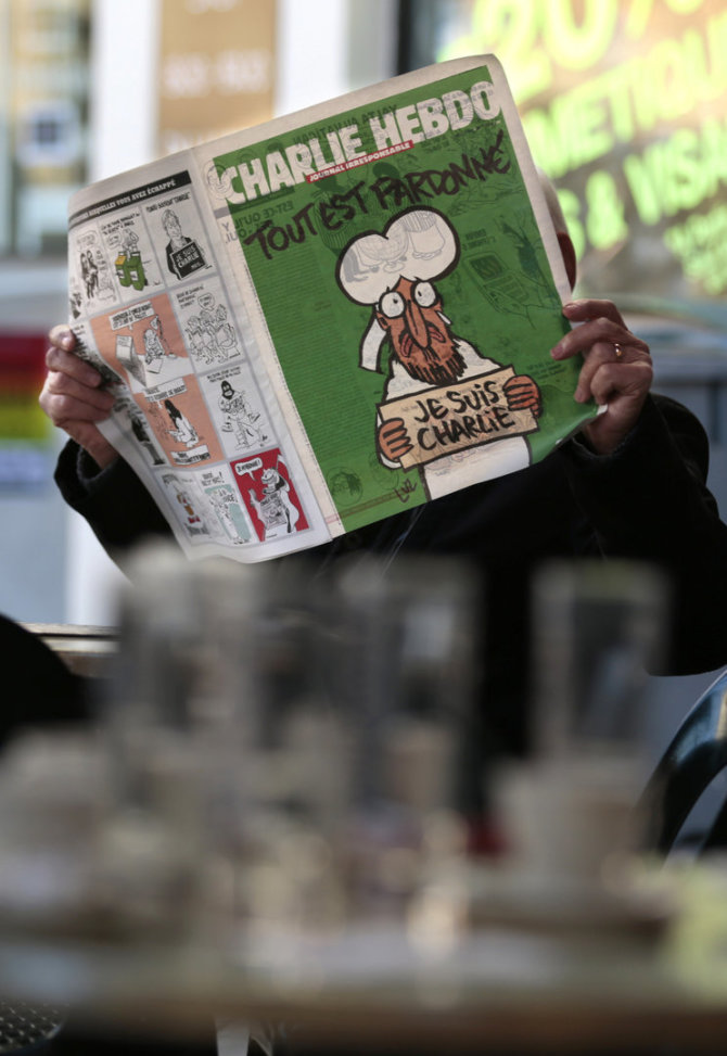 „Reuters“/„Scanpix“ nuotr./Charlie Hebdo karikatūra