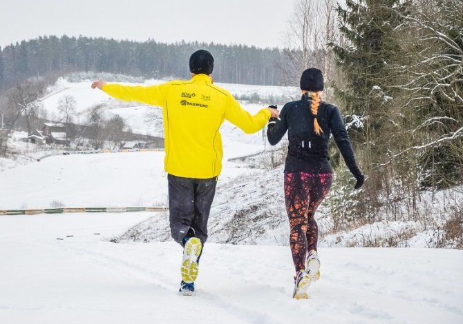 Renginio organizatorių nuotr./Bėgimas Valentino dieną