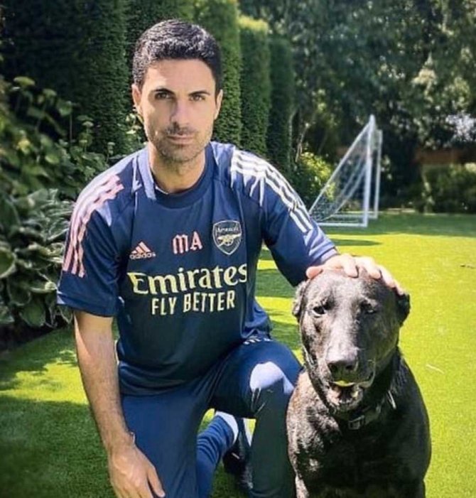 „Elite Protection Dogs“ nuotr./„Arsenal“ treneris Mikelis Arteta įsigijo šunį, kurio kaina yra per 22 tūkst. eurų.