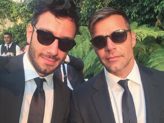 „Instagram“ nuotr./Jwanas Yosefas ir Ricky Martinas