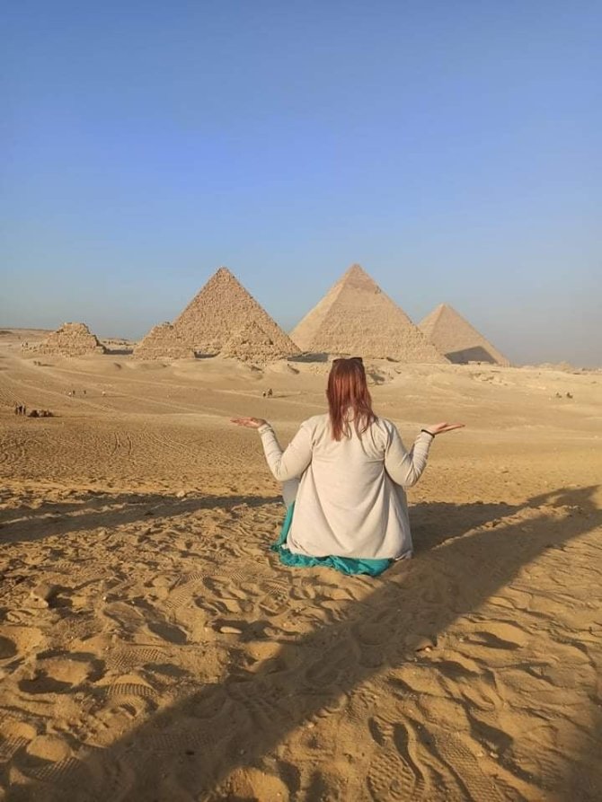 Asmeninio albumo nuotr./Žavintos Globytės ir jos vyro atostogos Egipte
