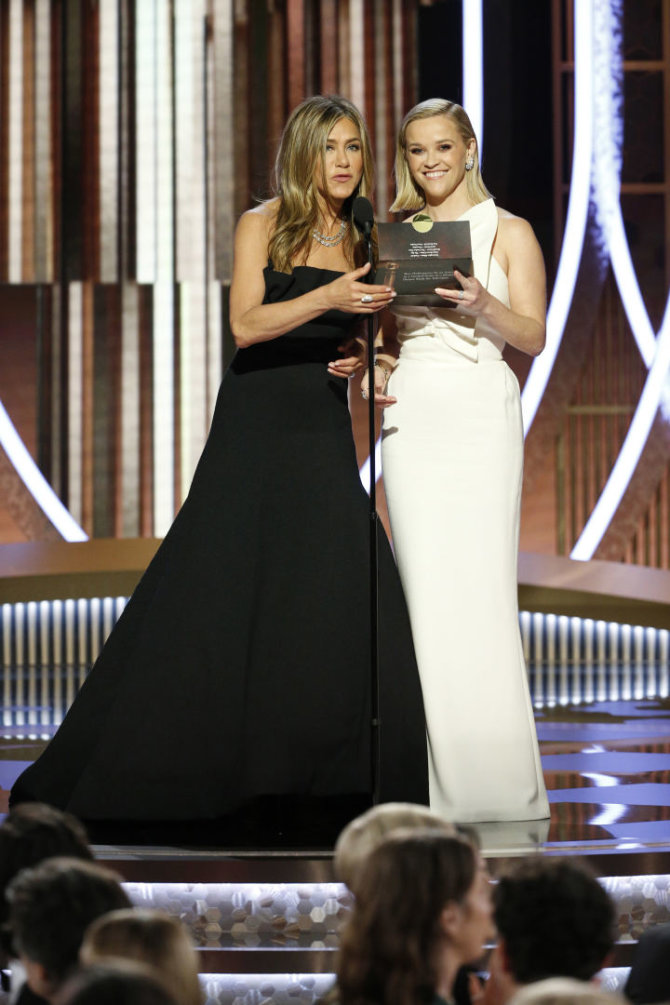 Vida Press nuotr./Reese Witherspoon ir Jennifer Aniston 