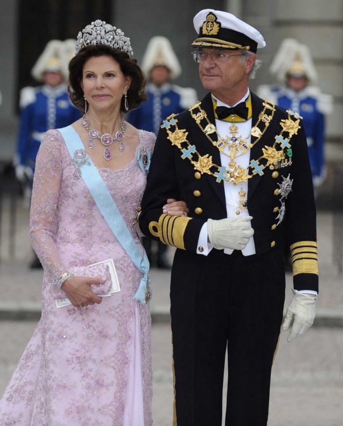 „Scanpix“ nuotr./Švedijos karalius Carlas Gustafas XVI ir karalienė Silvia