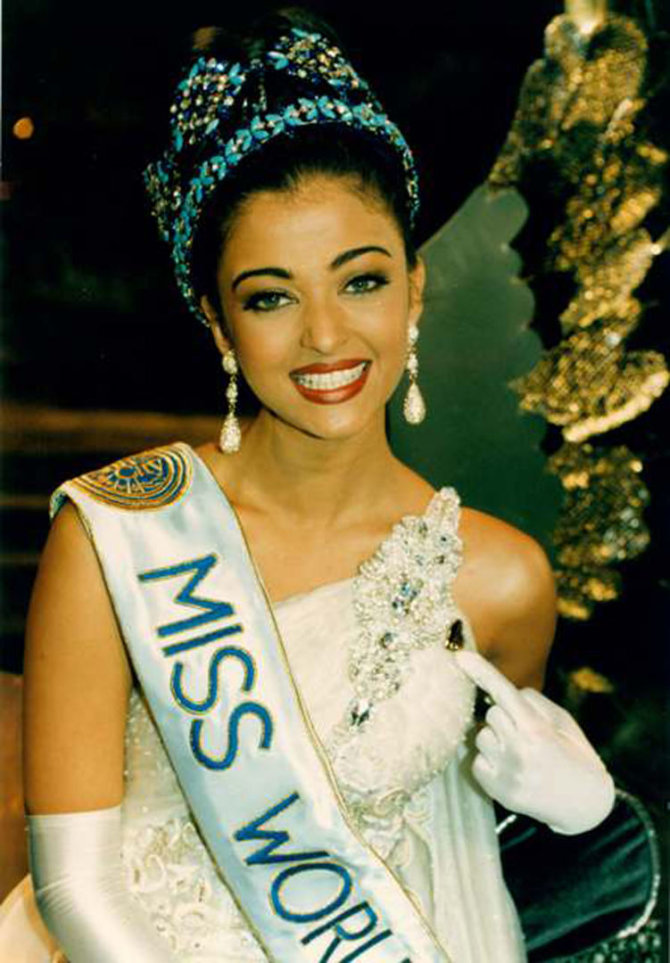 „Scanpix“ nuotr./Konkurso „Mis pasaulis 1994” nugalėtoja Aishwarya Rai