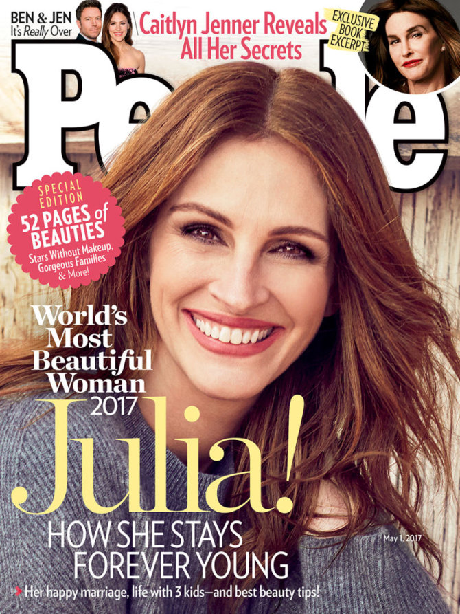 „People“ viršelis/Julia Roberts