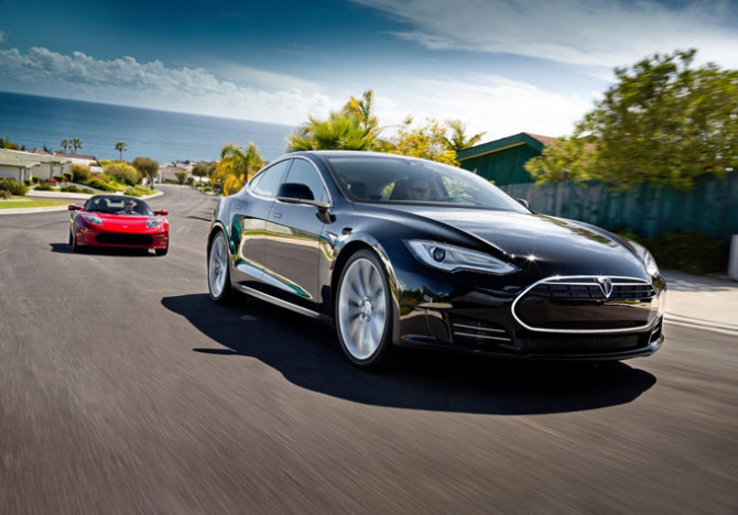 „Tesla“ nuotr./„Tesla Model S“