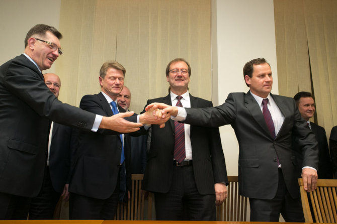 Andriaus Ufarto/BFL nuotr./Koalicija 2012 metų lapkritį