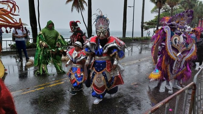 asm. Vytauto Ivanausko archyvo nuotr. /: kaunietį nustebino karnavalas, kuriame pasirodė iš visos Dominikos Respublikos suvažiavę atlikėjai išskirtiniais kostiumais. 
