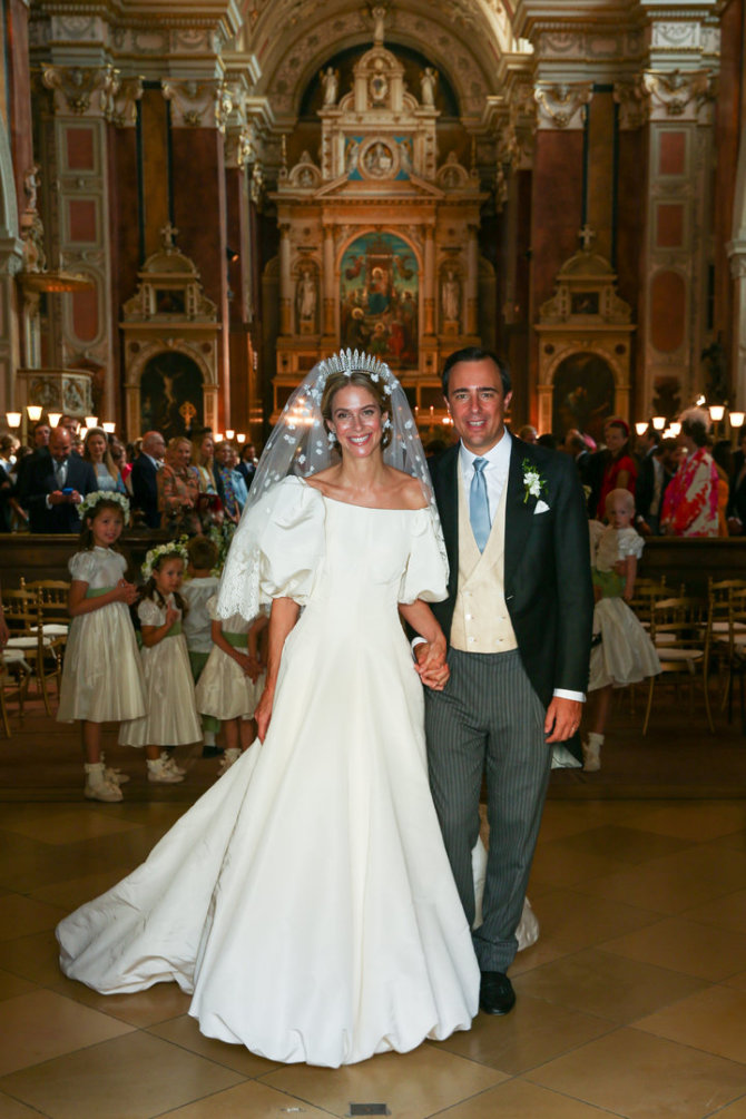 Vida Press nuotr./Lichtenšteino princesės Marios Anunciatos ir Emanuele'o Musini vestuvės