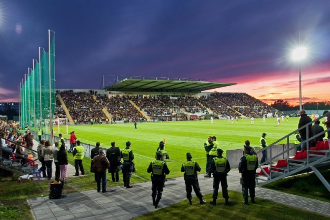 K.Linkevičiaus/fksuduva.lt nuotr./Marijampoles „Arvi“ arena