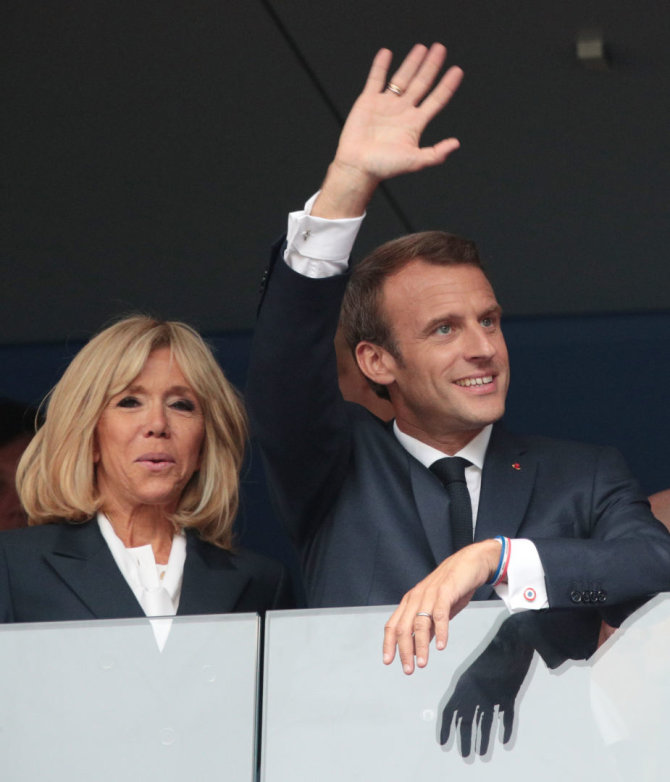 „Scanpix“ nuotr./Emmanuelis Macronas ir Brigitte Macron