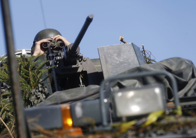 „Reuters“/„Scanpix“ nuotr./NATO karinės pratybos „Siil“ Estijoje