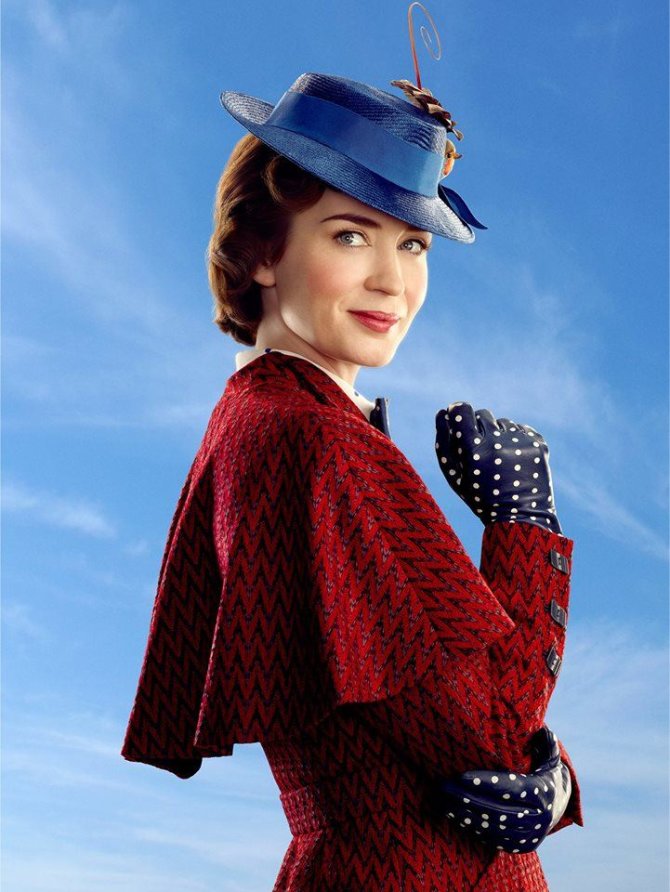 „Walt Disney Pictures“ nuotr./Emily Blunt filme „Merė Popins sugrįžta“ 