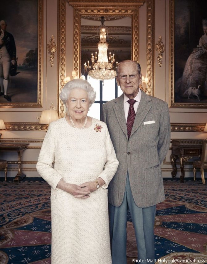 Matto Holyoak'o/CameraPress nuotr./Karalienė Elizabeth II ir princas Philipas