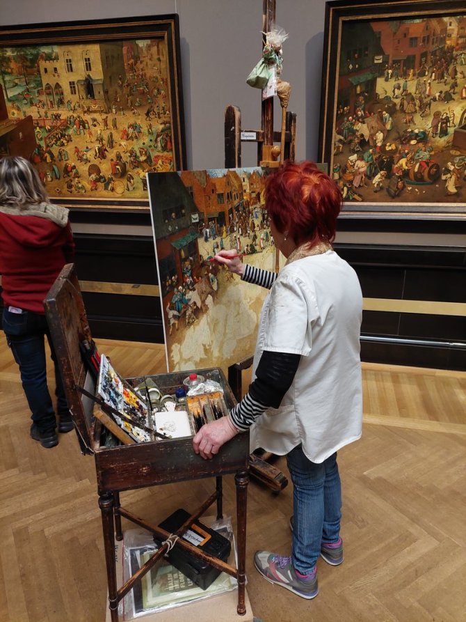 Indrės Pepcevičiūtės-Bogušienės nuotr./Pieterio Bruegelio Vyresniojo paveikslai Meno istorijos muziejuje