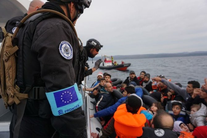 Asmeninio archyvo nuotr./„Frontex“ operacijos akimirka