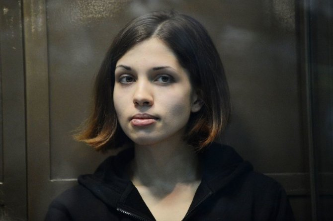 „Pussy Riot“ grupės narė Nadežda Tolokonikova