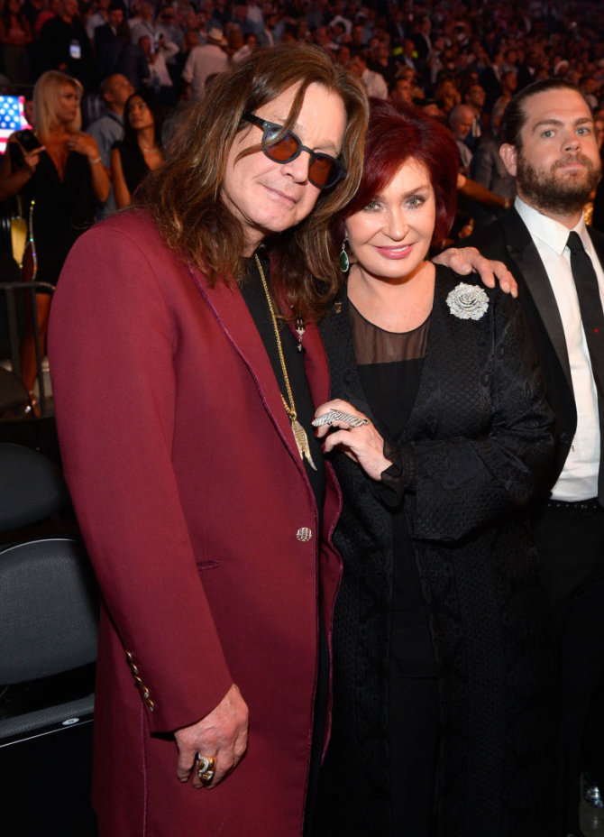 AFP/„Scanpix“ nuotr./Ozzy Osbourne'as su žmona Sharon Osbourne