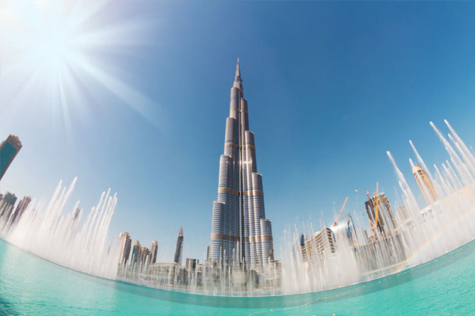 Shutterstock.com/ Skrendu.lt nuotr./Burj Khalifa, Dubajus, JAE
